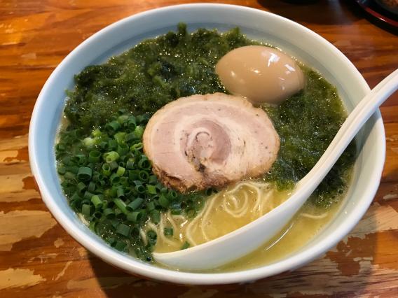 まる玉　あおさ玉子ラーメン